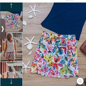 NWOT Ripskirt WILDFLOWER WATERCOLOR Length 2 Skirt Size Small